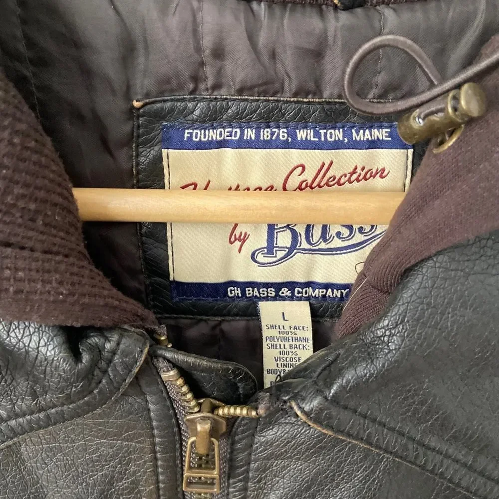 Heritage Collection by Bass GH Bass Company Hoodie Jacket in Size Large